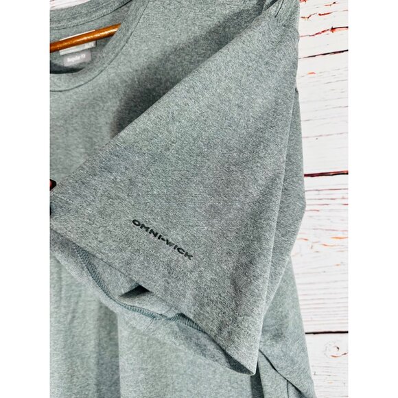 Columbia Mens Omni Wick Regular Fit Heather Gray Cotton T-Shirt Size XL - Picture 7 of 11